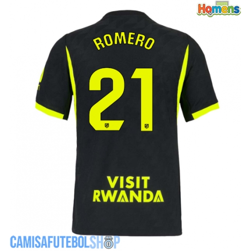 Camisa de time de futebol Atletico Madrid Cristian Romero #21 Replicas 2º Equipamento 2026-27 Manga Curta